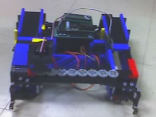 Final robot (almost) showing the 'servobox'